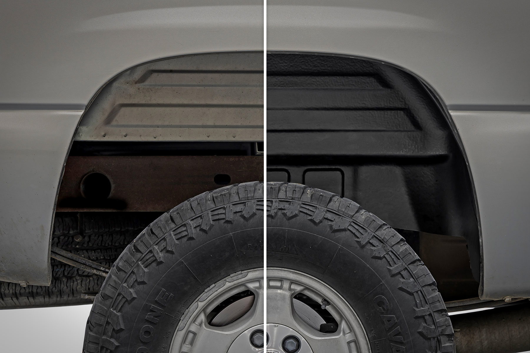 Rear Wheel Well Liners for Old Body Style Pickups, Rough Country 4299A