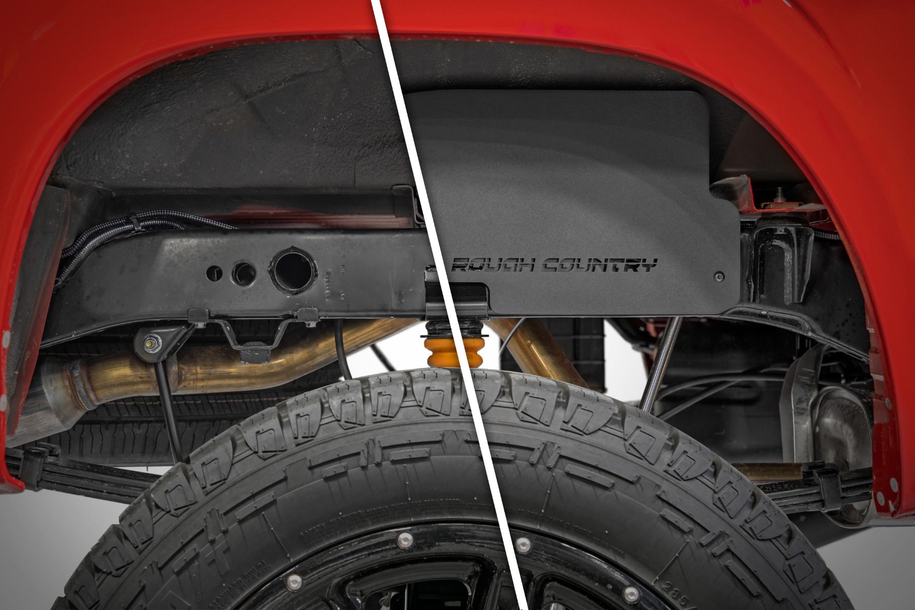 Rough Country Rear Fender Liners for Nissan Frontier Crew Cab