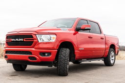RPT2 Running Boards for 2019–2025 Ram 1500 Crew Cab, view 5, Rough Country 44004
