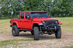 RPT2 Running Boards for 2020-2025 Jeep Gladiator 4WD, view 5, Rough Country 44008