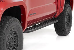 RPT2 Running Boards for 2024-2025 Toyota Tacoma Crew Cab, view 2, Rough Country 44011