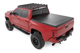 RPT2 Running Boards for 2024-2025 Toyota Tacoma Crew Cab, view 3, Rough Country 44011