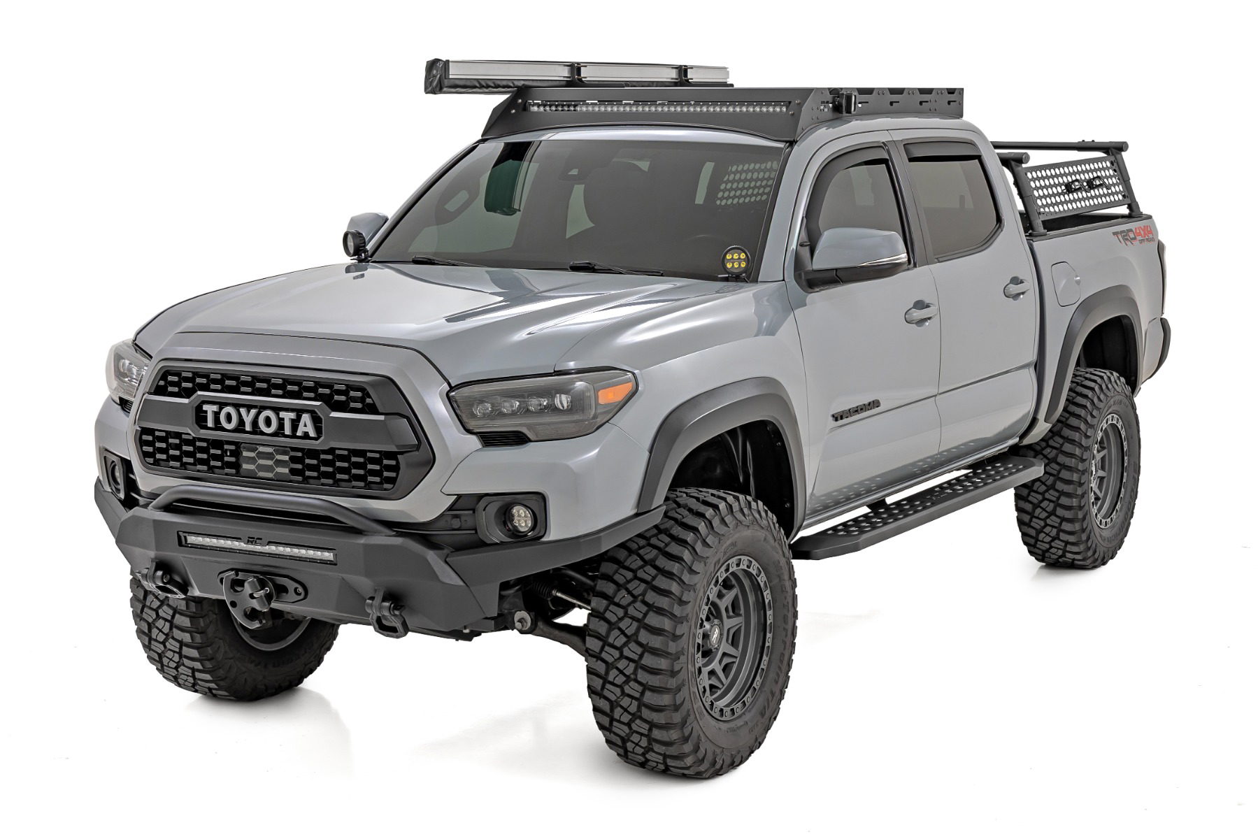 RPT2 Running Boards for 2016-2023 Toyota Tacoma (4WD/RWD), Rough Country 44012