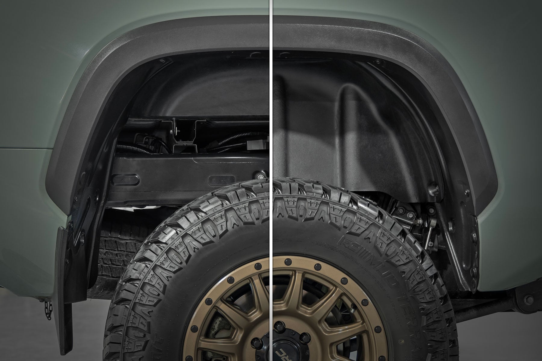 Rear Wheel Well Liners for Toyota Tundra (2022-2025), Rough Country 4610