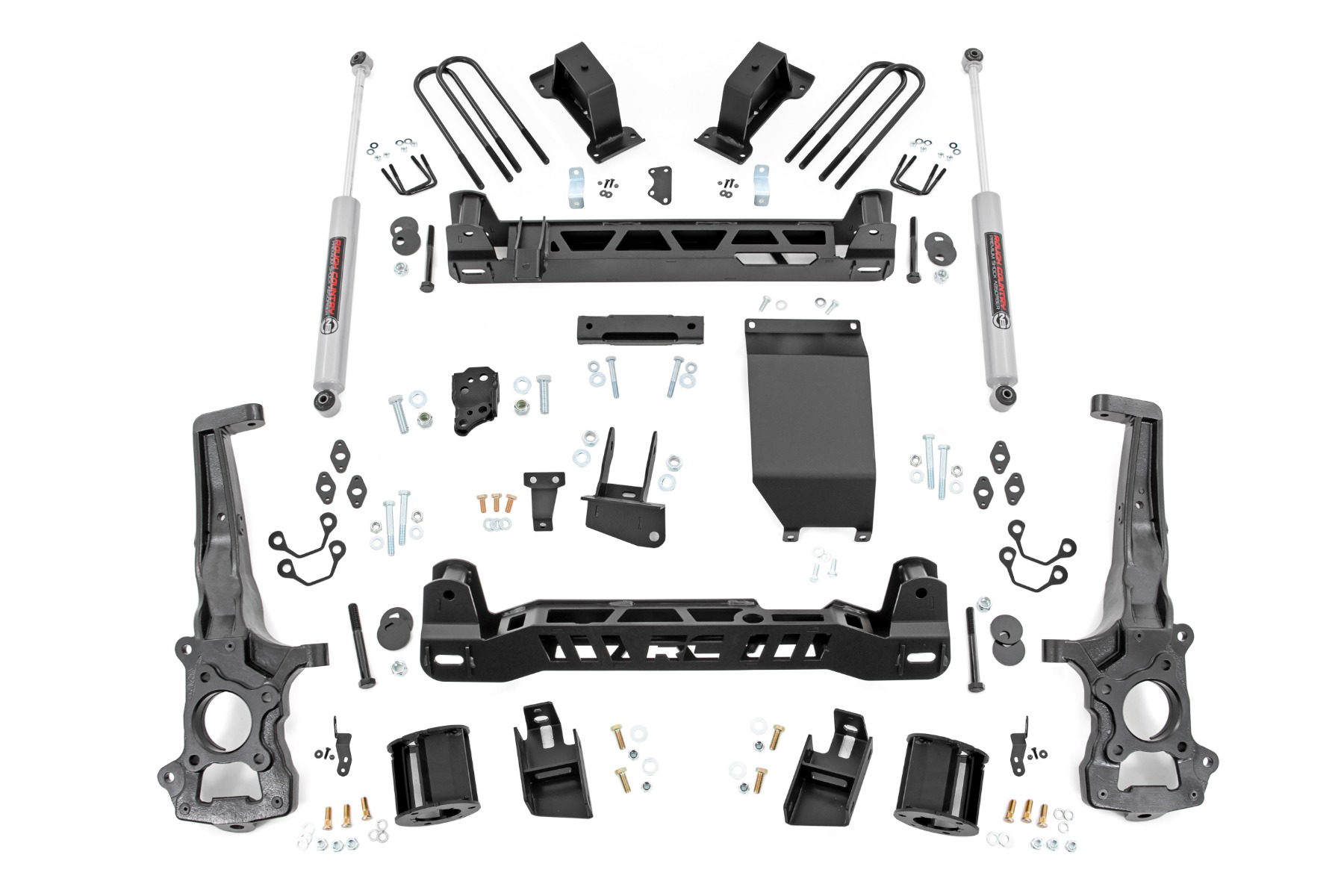 Rough Country 6-Inch Lift Kit with N3 Shocks for 2024–2025 Ford Ranger 4WD