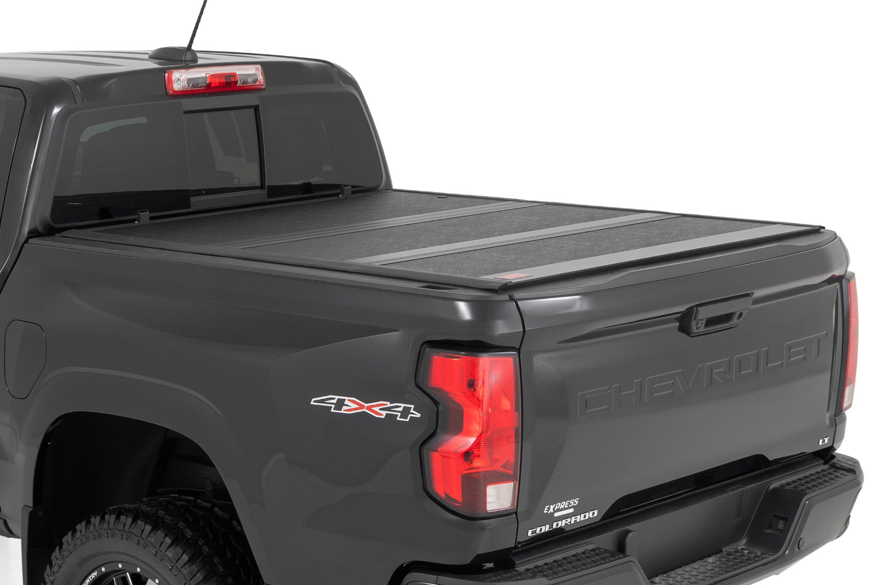 Rough Country Hard Tri-Fold Tonneau Cover for Colorado/Canyon 5' Bed