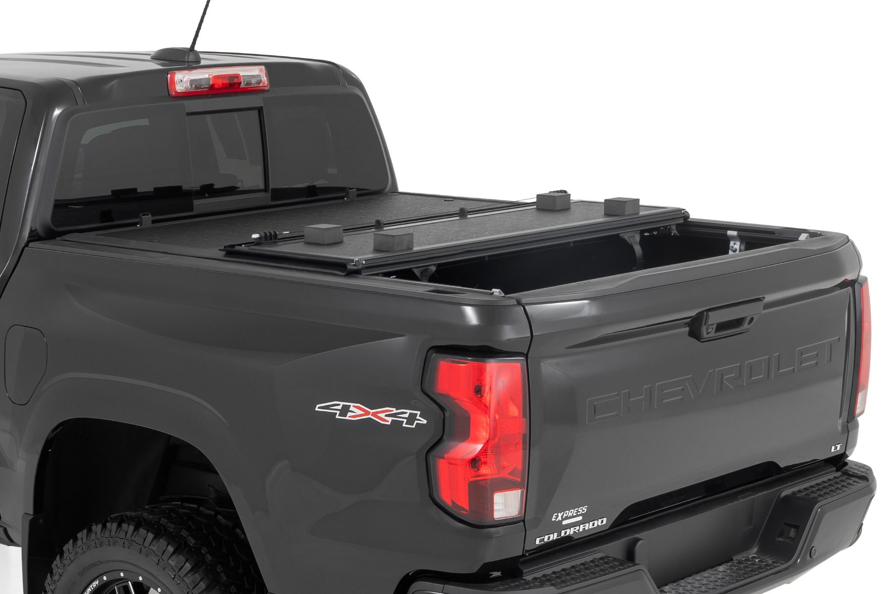 Hard Tri-Fold Tonneau Cover for Colorado/Canyon 5' Bed (2015-2021), Rough Country 47120500B