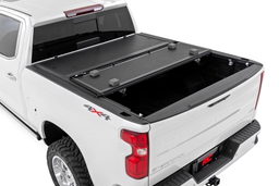 Hard Low Profile Tri-Fold Tonneau Cover, 5'10" Bed — Rough Country 47120580B