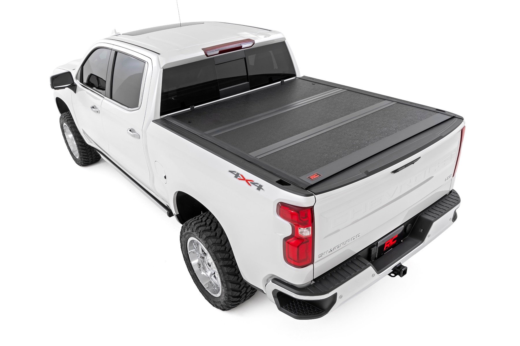 Hard Low Profile Tri-Fold Cover for Silverado/Sierra 1500 6'7" Bed, Rough Country 47120650B