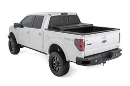 Hard Tri-Fold Tonneau Cover for F-150 5'7" Bed (2004–2014), view 4, Rough Country 47214550B