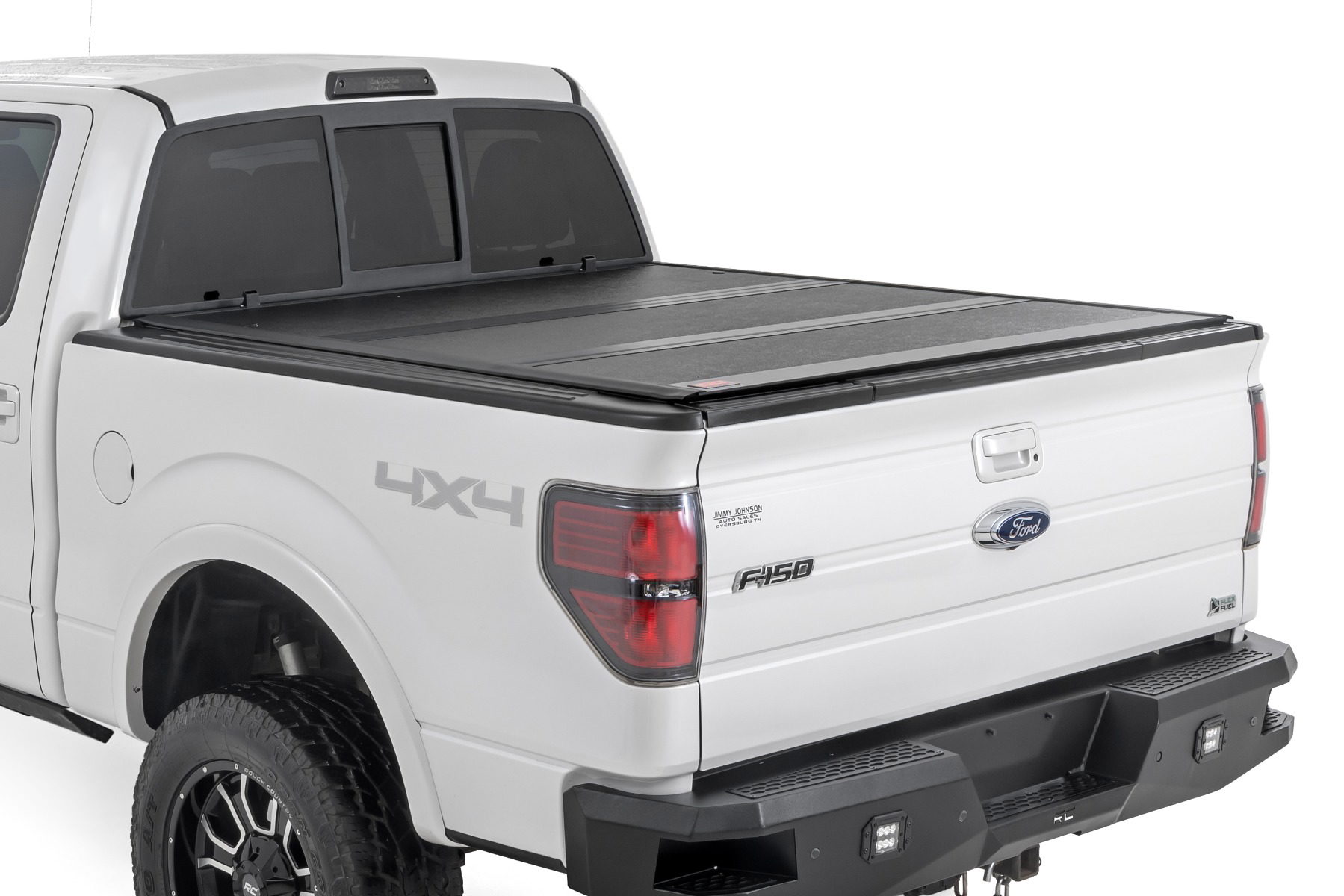 Rough Country Hard Tri-Fold Tonneau Cover for F-150 5'7" Bed