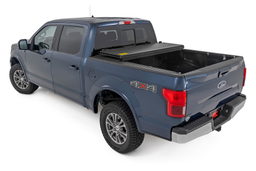 Hard Low Profile Bed Cover for Ford F-150 5ft7in Bed (2021-2025), view 2, Rough Country 47221550B