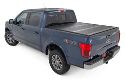 Hard Low Profile Bed Cover for Ford F-150 5ft7in Bed (2021-2025), Rough Country 47221550B