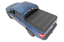 Hard Low-Profile Tri-Fold Bed Cover for 2022-2025 Ford Maverick, view 4, Rough Country 47254500B