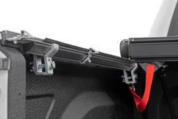 Hard Low-Profile Tri-Fold Tonneau Cover, view 3, Rough Country 47318650B