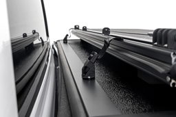 Hard Low Profile Tri-Fold Bed Cover for 2019-2025 Ram 1500, view 5, Rough Country 47320650B