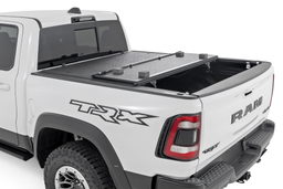 Hard Low Profile Tri-Fold Bed Cover for 2019-2025 Ram 1500, Rough Country 47320650B