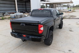 Hard Low-Profile Tri-Fold Bed Cover for Toyota Tundra (2007-2021), view 5, Rough Country 47414550B
