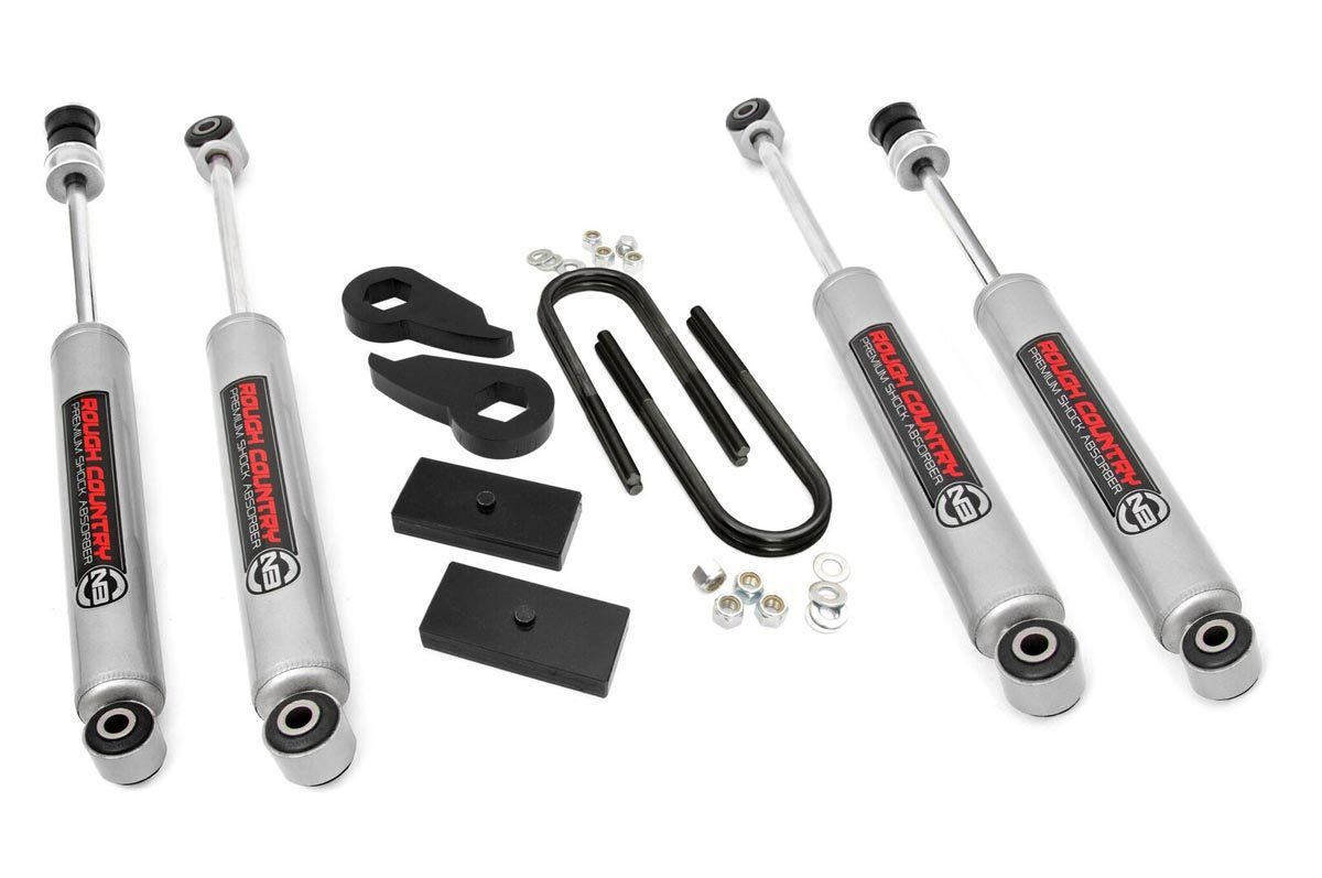 Rough Country 2.5-Inch Lift Kit with N3 Shocks for 1997-2003 Ford F-150 4WD