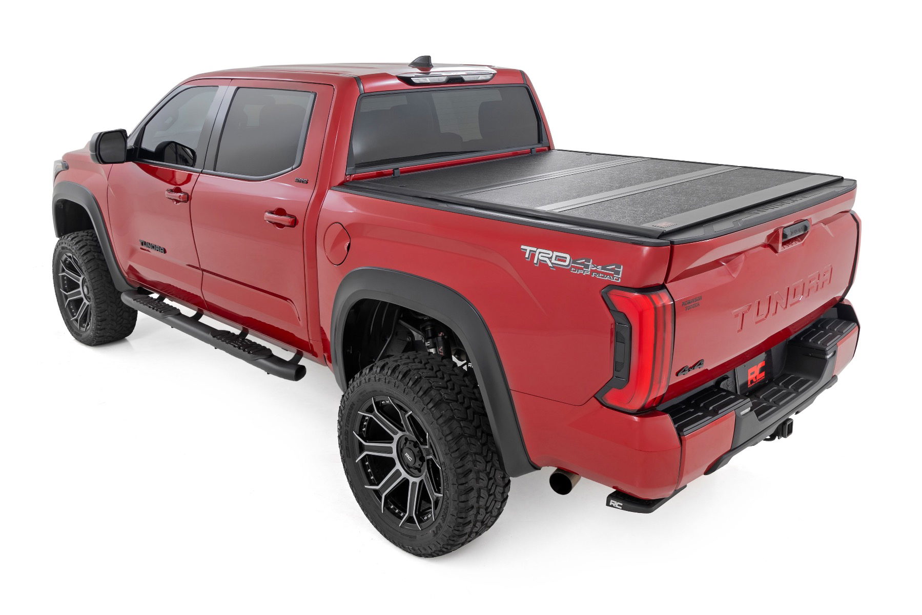 Low-Profile Tri-Fold Tonneau Cover for Tundra 5'7" Bed (2022–2025), Rough Country 47514551B
