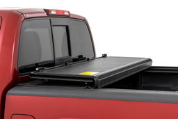 Tri-Fold Tonneau Cover for 2005–2013 Nissan Frontier 5' Bed, view 2, Rough Country 47520501B