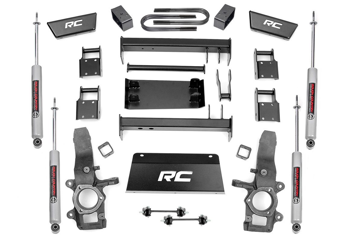 Rough Country 5-Inch Lift Kit with N3 Shocks for 1997–2003 Ford F-150 4WD