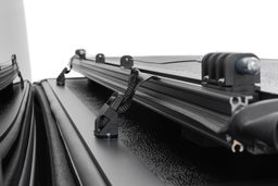 Hard Low Profile Tri-Fold Bed Cover for 2020-2025 Jeep Gladiator, view 5, Rough Country 47620500B