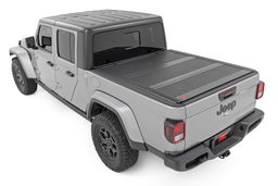 Hard Low Profile Tri-Fold Bed Cover for 2020-2025 Jeep Gladiator, Rough Country 47620500B