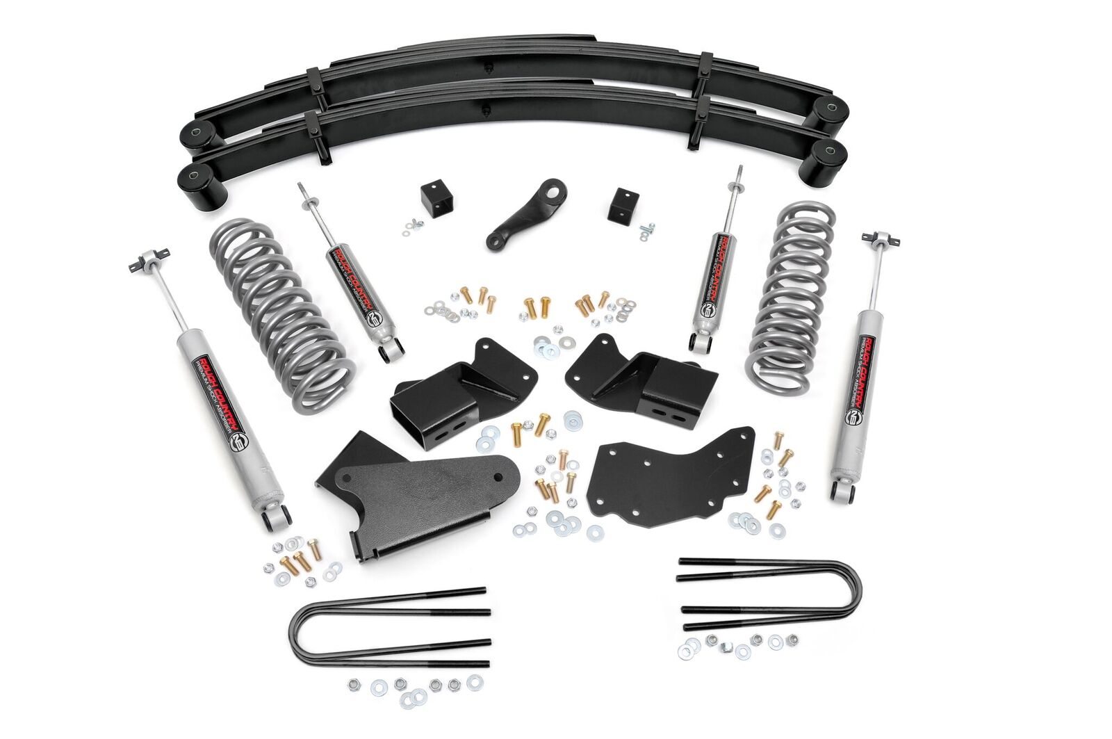 4-Inch Lift Kit with N3 Shocks for 1983–1997 Ford Ranger 4WD, Rough Country 48030
