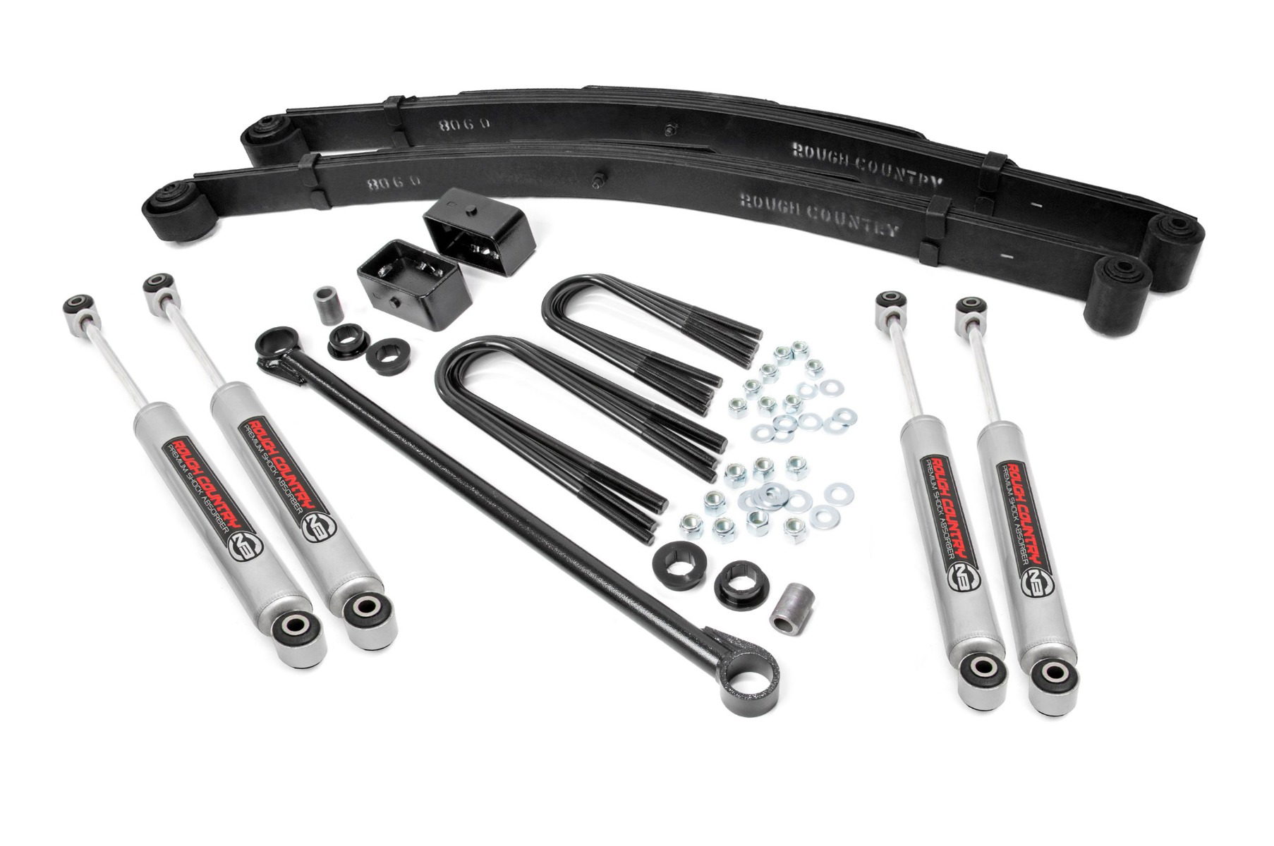 Rough Country 3-Inch N3 Lift Kit for 2000–2005 Ford Excursion 4WD