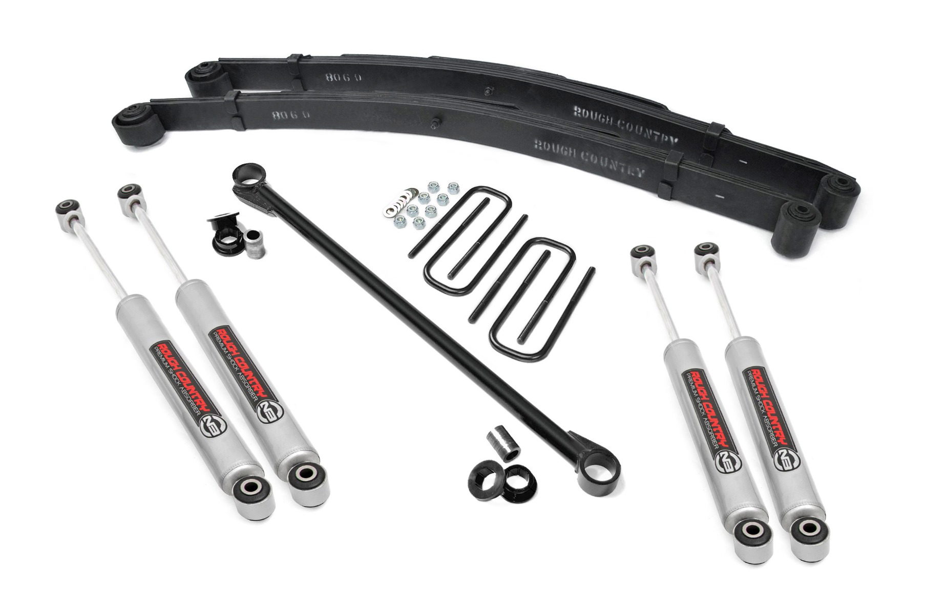 Rough Country 2.5-Inch N3 Leveling Kit for Ford F-250 and F-350 4WD