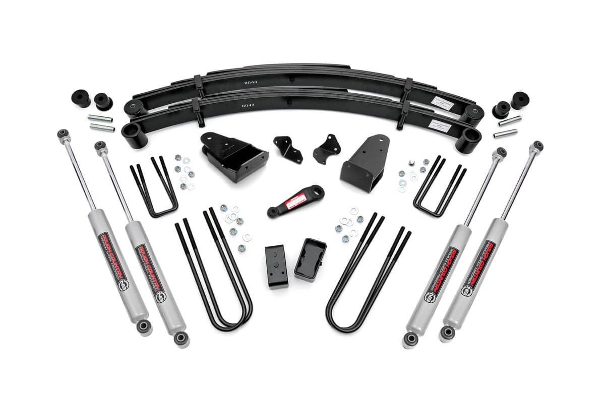 4-Inch Lift Kit with N3 Shocks for Ford F-250 4WD — Rough Country 4908030