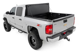 Hard Tri-Fold Bed Cover for Silverado & Sierra 1500 (2007–2013), view 5, Rough Country 49113551