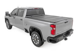 Hard Tri-Fold Flip Up Bed Cover for Silverado/Sierra HD (2020-2025), view 2, Rough Country 49120651