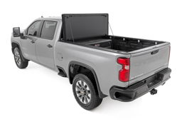 Hard Tri-Fold Flip Up Bed Cover for Silverado/Sierra HD (2020-2025), view 4, Rough Country 49120651