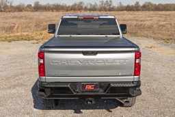 Hard Tri-Fold Flip Up Bed Cover for Silverado/Sierra HD (2020-2025), view 5, Rough Country 49120651