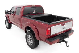 Hard Tri-Fold Flip-Up Bed Cover for 6'10" Beds, view 3, Rough Country 49214651