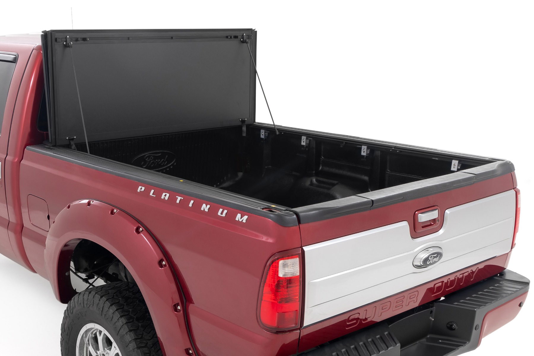 Hard Tri-Fold Flip-Up Bed Cover for 6'10" Beds, Rough Country 49214651
