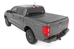 5-Foot Bed Hard Tri-Fold Cover for Ford Ranger 4WD/RWD (2019), view 2, Rough Country 49220500