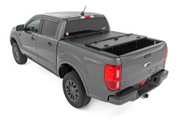 5-Foot Bed Hard Tri-Fold Cover for Ford Ranger 4WD/RWD (2019), view 3, Rough Country 49220500