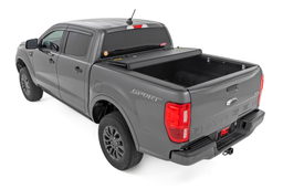 5-Foot Bed Hard Tri-Fold Cover for Ford Ranger 4WD/RWD (2019), view 4, Rough Country 49220500