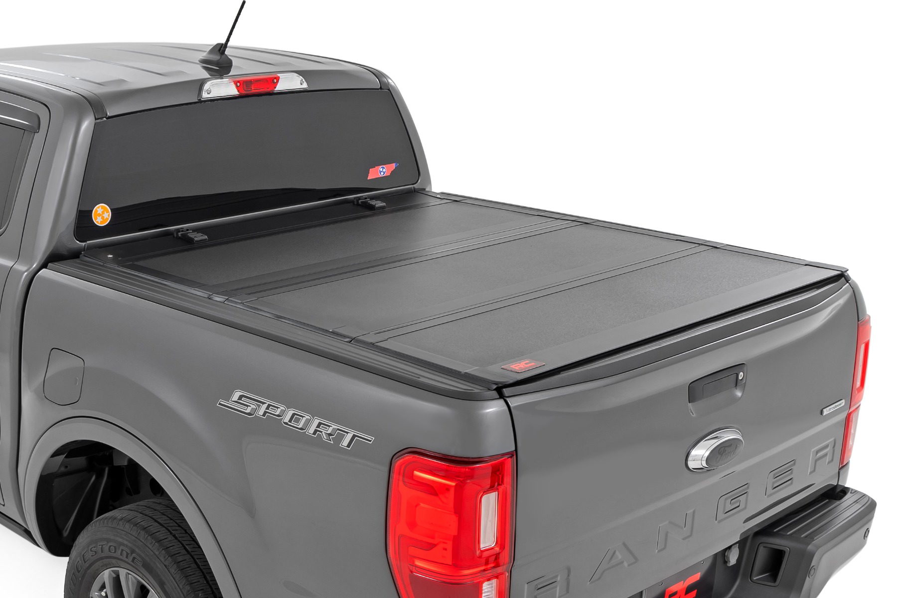 Rough Country 5-Foot Bed Hard Tri-Fold Cover for Ford Ranger 4WD/RWD