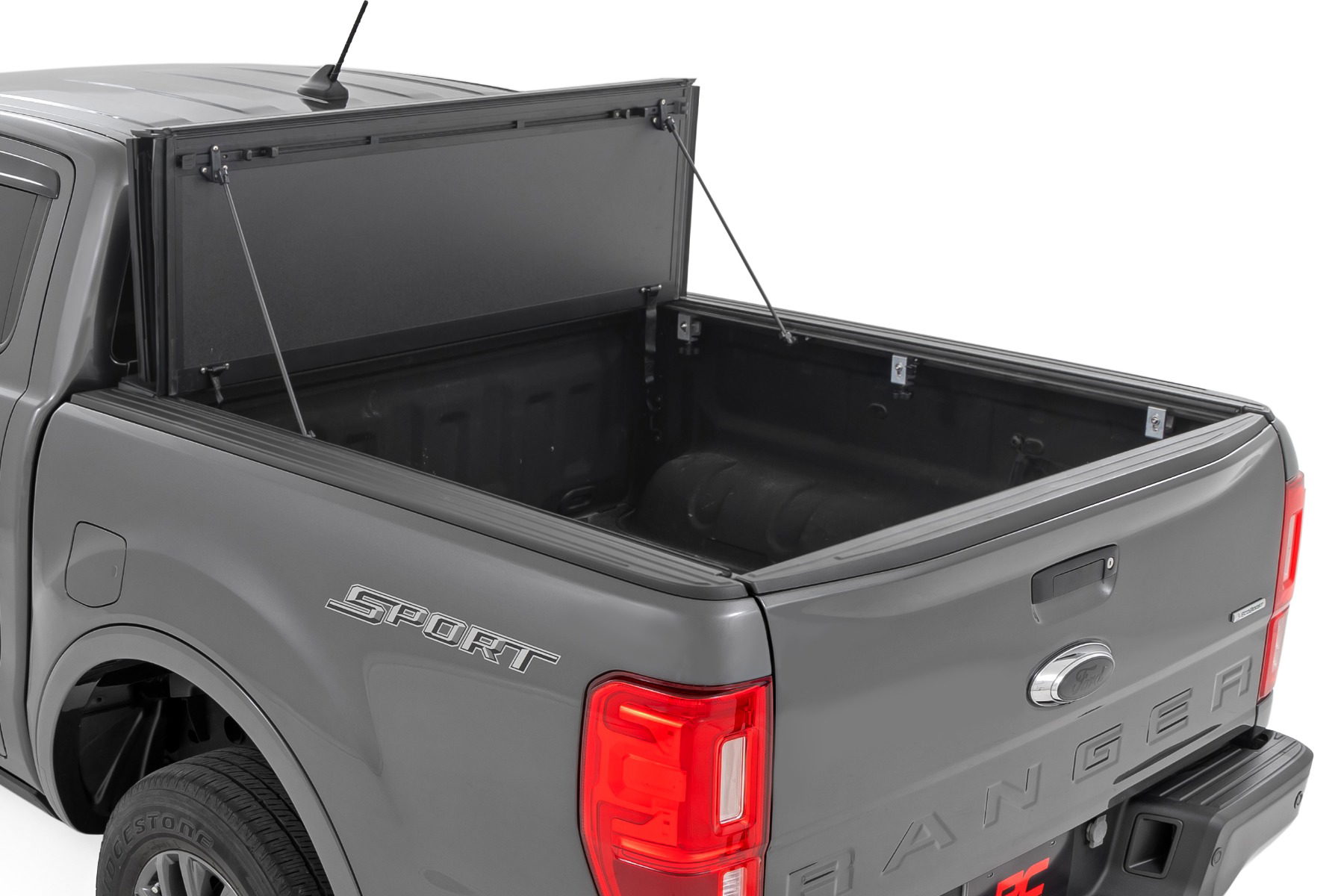 5-Foot Bed Hard Tri-Fold Cover for Ford Ranger 4WD/RWD (2019), Rough Country 49220500