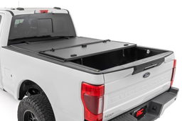 6'10" Bed Hard Tri-Fold Flip-Up Cover for F-250/F-350 (2017-2025), view 3, Rough Country 49220651