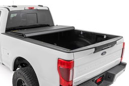 6'10" Bed Hard Tri-Fold Flip-Up Cover for F-250/F-350 (2017-2025), view 4, Rough Country 49220651