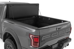 Hard Tri-Fold Flip Up Bed Cover for Ford F-150 — Rough Country 49221550