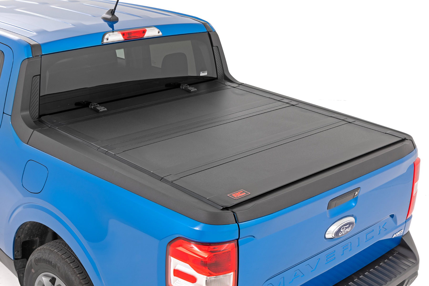 Hard Tri-Fold Flip-Up Bed Cover for Ford Maverick (2022-2025), Rough Country 49254500