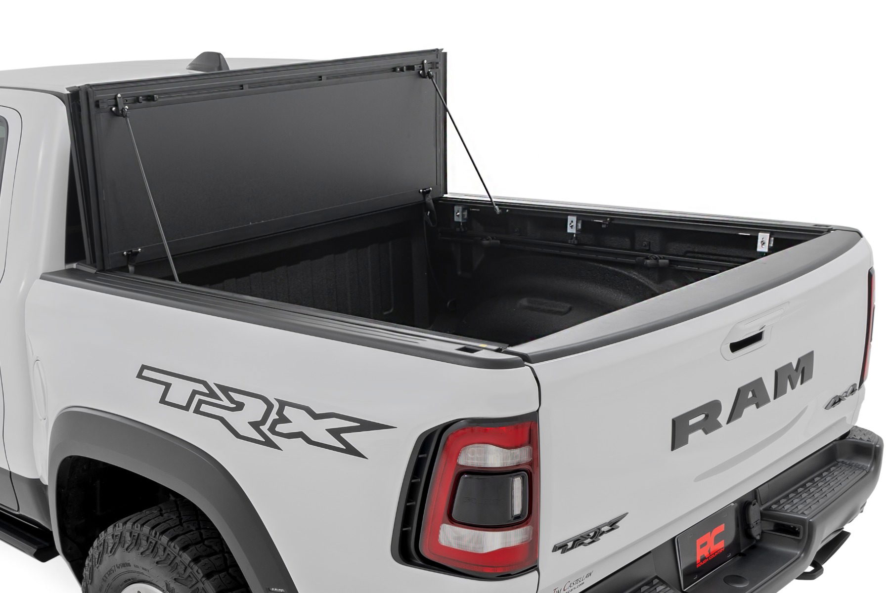 Hard Tri-Fold Flip Up Bed Cover for Ram 1500 (2019-2025), Rough Country 49320550