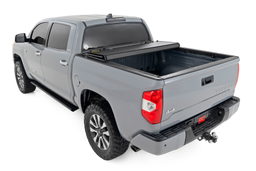 5'7" Bed Hard Tri-Fold Flip Up Cover for Tundra (2007–2021), view 3, Rough Country 49414551