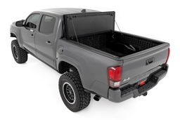 Hard Tri-Fold Bed Cover for Toyota Tacoma 4WD/RWD (2005-2015), view 5, Rough Country 49415500